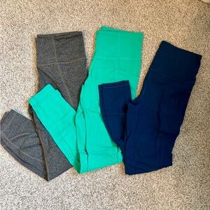 Athleta salutation leggings
